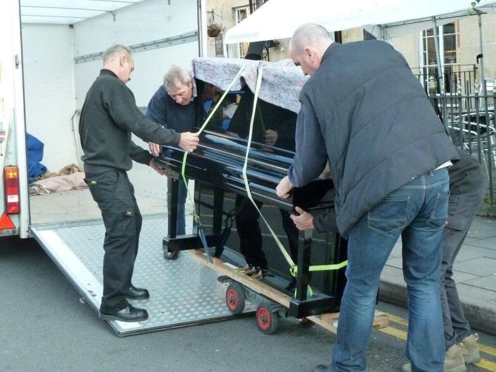 upright piano moving in cheltenham